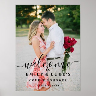 Welcome Couple's Dusche Foto Digital oder Poster