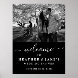 Welcome Couple's Foto Dusche Digital oder Poster