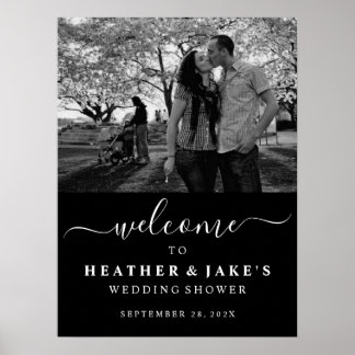 Welcome Couple's Foto Dusche Digital oder Poster