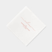 Welcome custom name baby shower servietten mit folie (Rechts)