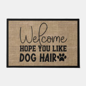 Welcome Dog Lover Sarcastic Funny Doormat Fußmatte (Vorderseite)