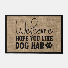 Welcome Dog Lover Sarcastic Funny Doormat Fußmatte