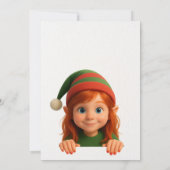 Welcome Elf Party | North Pole Arrival Celebration Einladung (Rückseite)