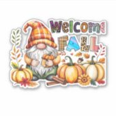 Welcome Fall Gnomes Classic T - Shirt.png Aufkleber (Vorderseite)
