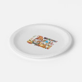 Welcome Fall Gnomes Classic T - Shirt.png Pappteller (Schrägansicht)