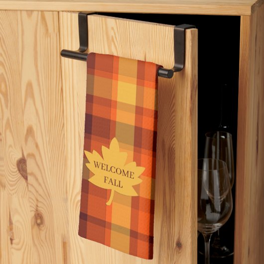 Welcome Fall Kitchen Towel Decor Geschirrtuch (Drittel gefaltet)