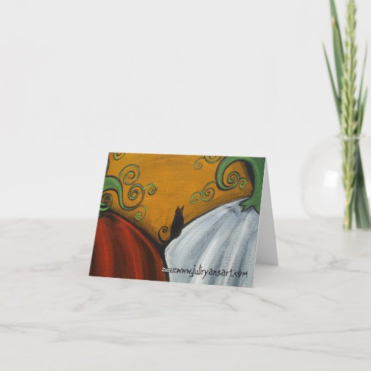 Welcome Fall! Note Cards Karte (Rückseite)