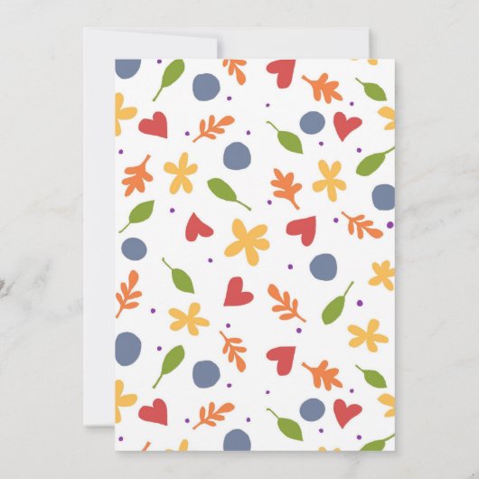 Welcome Fall Party Einladung (Rückseite)