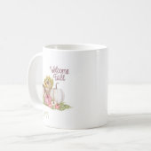 Welcome Fall Pumpkins Blume Kaffeetasse (Vorderseite Links)