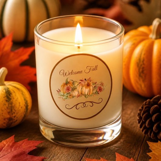 Welcome Fall Round-Aufkleber Runder Aufkleber