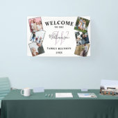 Welcome Family Wiedersehen Foto & Monogram Banner (Messe)