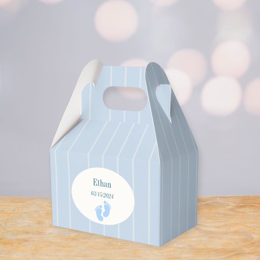 welcome favors,baby shower gathering.,blue square  geschenkschachtel