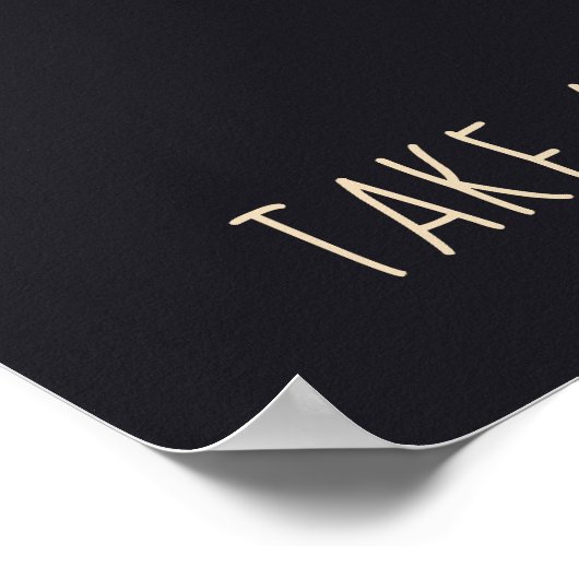 Welcome floral Halloween little boo baby shower Poster (Ecke)