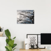 Welcome Foolish Mortals Zombie Skeleton Beängstige Poster (Heimbüro)