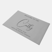 Welcome Fotostudio Brown Doormat Fußmatte (Schrägansicht)