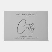 Welcome Fotostudio Brown Doormat Fußmatte (Vorderseite)