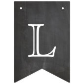 Welcome Friends Chalkboard Look mit Sonnenblumen Wimpelkette (Dritte Fahne)