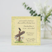 Welcome Friends Party Einladung (Stehend Vorderseite)