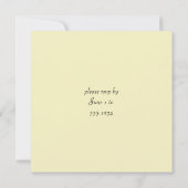 Welcome Friends Party Einladung (Rückseite)