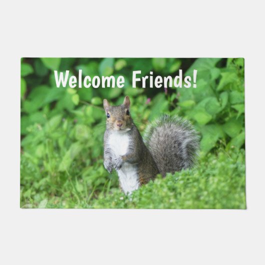 Welcome Friends Squirrel Fußmatte (Vorderseite)