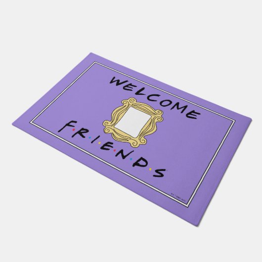 Welcome FRIENDS™ TV-Serie Fußmatte (Schrägansicht)