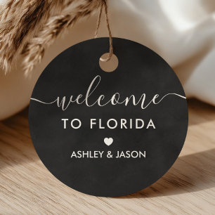 Welcome Gift Tag, Wedding Welcome Bag, Chalkboard Geschenkanhänger