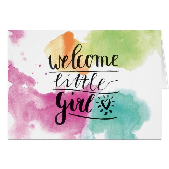 welcome girl (Vorderseite (Horizontal))
