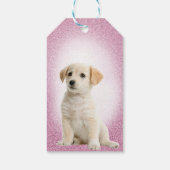 Welcome Girl Baby Dusche Geschenkanhänger (Rückseite)