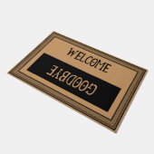 Welcome Goodbye Fußmatte (Schrägansicht)