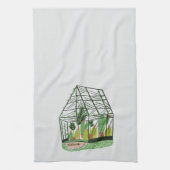 Welcome Green House Botanical Cactus Plants Art Geschirrtuch (Vertikal)