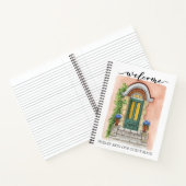 Welcome Guest Book Rental Ferien Zuhause Notizblock (Innenseite)