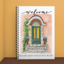 Welcome Guest Book Rental Ferien Zuhause Notizblock