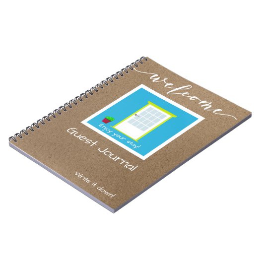 Welcome Holiday Vacation Zuhause Guest Book Journa Notizblock (Linke Seite)