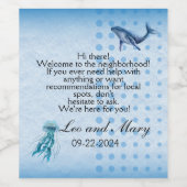 Welcome Home: Customizable Wine Labels for New Nei Weinetikett (Einzelnes Label)