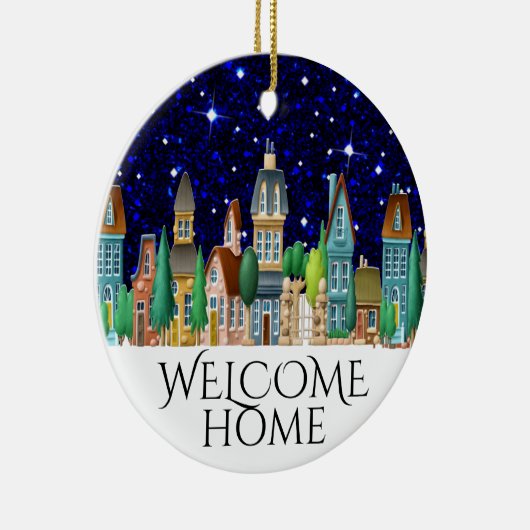 Welcome Home Keramik Ornament (Rechts)