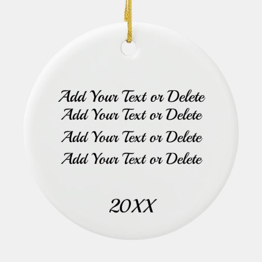 Welcome Home Keramik Ornament (Hinten)