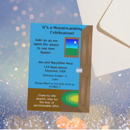 Welcome Home, Open Doors Housewarming Einladung