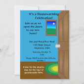 Welcome Home, Open Doors Housewarming Einladung (Vorderseite)