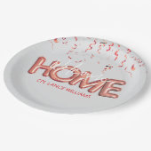 Welcome Home Patriotic Military Hero Party Pappteller (Schrägansicht)