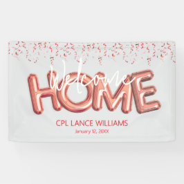 Welcome Home Patriotic Military Hero Party Poster Banner