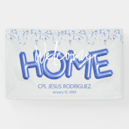 Welcome Home Patriotic Military Hero Party Poster Banner