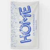 Welcome Home Patriotic Military Hero Party Poster Banner (Vertikal)