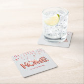 Welcome Home Patriotic Military Hero Party Rechteckiger Pappuntersetzer (Vor Ort)