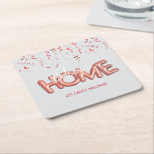 Welcome Home Patriotic Military Hero Party Rechteckiger Pappuntersetzer (angewinkelt)