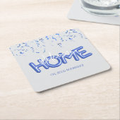 Welcome Home Patriotic Military Hero Party Rechteckiger Pappuntersetzer (angewinkelt)