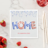 Welcome Home Patriotic Military Hero Party Serviette (Beispiel)