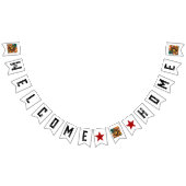 Welcome Home Patriotic USMC Customizable Wimpelkette (Alle)