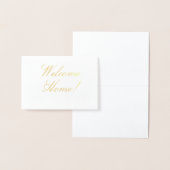 Welcome Home! Real Estate Card Folienkarte (Anzeige)