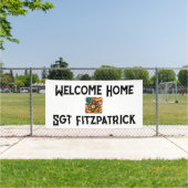 Welcome Home USMC Customizable Patriotic Banner (Insitu)