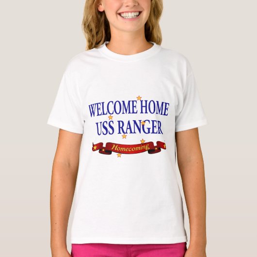 Welcome Home USS Ranger T-Shirt (Vorderseite)